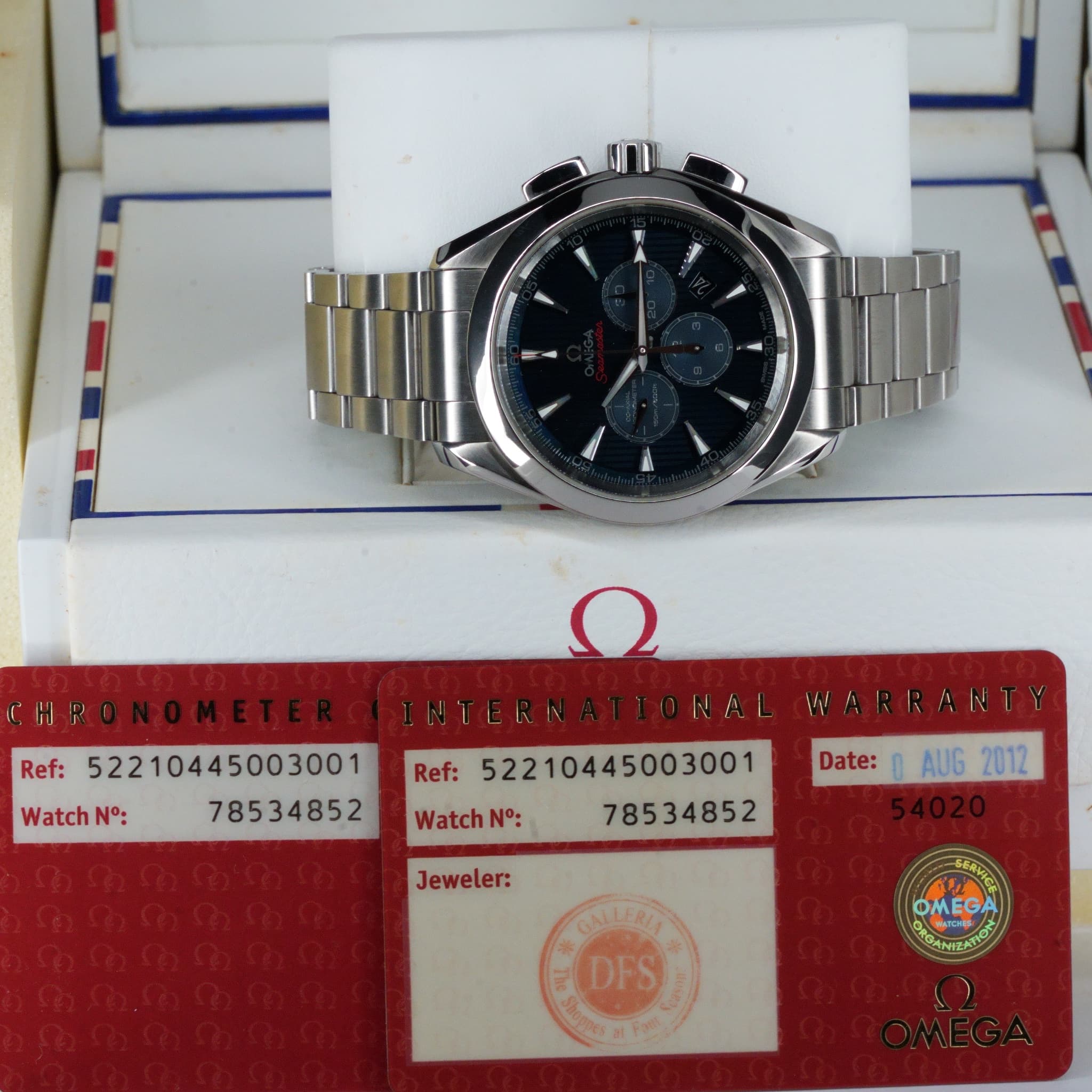 Omega Aqua Terra (Ref. 522.10.44.50.03.001) — photo 13