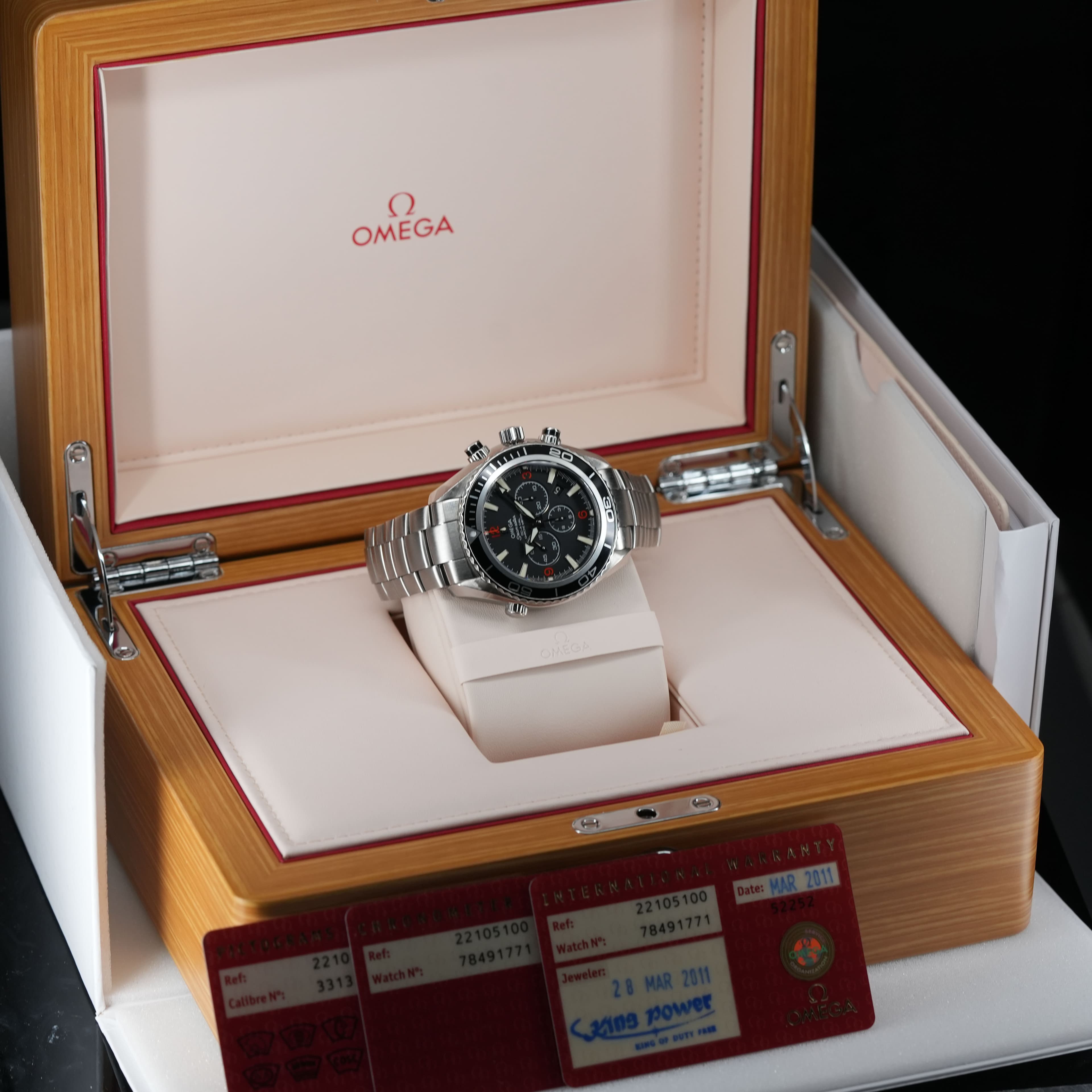 Omega Seamaster Planet Ocean (Ref. 2210.51.00) — photo 2